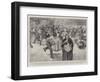 The Spanish-American War, Distributing Food to the Starving Poor at Santa Cristina, Madrid-Frank Craig-Framed Premium Giclee Print