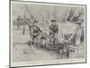 The Spanish-American War, in Camp at Tampa, American Officers Discussing the Cuban Question-Henry Charles Seppings Wright-Mounted Giclee Print
