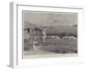 The Spanish-American War, in the Spanish Trenches at Manila, Midday-null-Framed Giclee Print