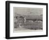 The Spanish-American War, in the Spanish Trenches at Manila, Midday-null-Framed Giclee Print