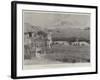 The Spanish-American War, in the Spanish Trenches at Manila, Midday-null-Framed Giclee Print