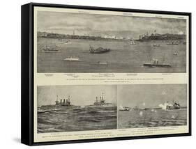 The Spanish-American War, Operations in Cuban Waters-null-Framed Stretched Canvas