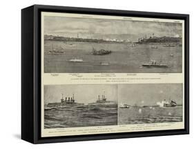 The Spanish-American War, Operations in Cuban Waters-null-Framed Stretched Canvas