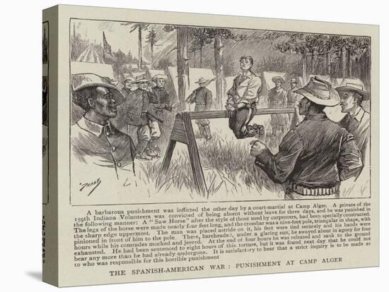 The Spanish-American War, Punishment at Camp Alger-null-Stretched Canvas