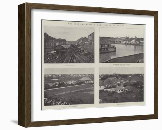 The Spanish-American War, Scenes in Manila-null-Framed Giclee Print