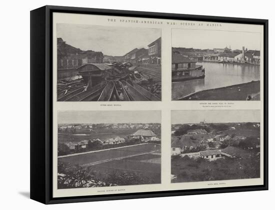 The Spanish-American War, Scenes in Manila-null-Framed Stretched Canvas