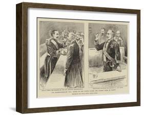 The Spanish-American War, Scenes in the Cortes During the Cabinet Crisis in Madrid-Alexander Stuart Boyd-Framed Giclee Print