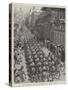 The Spanish-American War, Spanish Troops Marching Through San Juan, the Capital of Porto Rico-null-Stretched Canvas