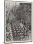 The Spanish-American War, Spanish Troops Marching Through San Juan, the Capital of Porto Rico-null-Mounted Giclee Print