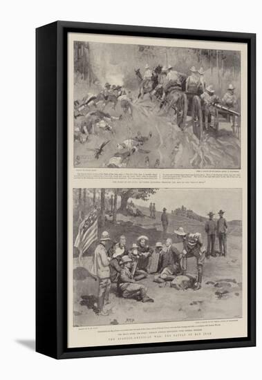 The Spanish-American War, the Battle of San Juan-Frank Craig-Framed Stretched Canvas