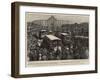 The Spanish-American War, the Crowd Going to the Patriotic War Fund Bull-Fight in Madrid-Joseph Nash-Framed Giclee Print