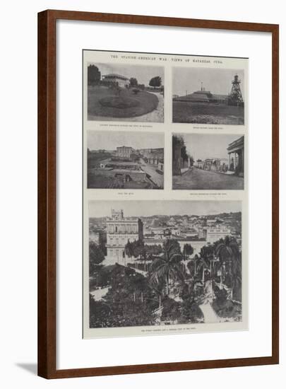 The Spanish-American War, Views of Matanzas, Cuba-null-Framed Giclee Print