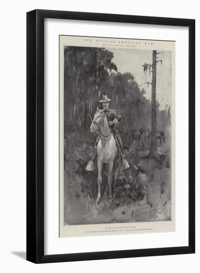 The Spanish-American War, with the Cavalry of Picket Duty at Tampa-Henry Charles Seppings Wright-Framed Giclee Print