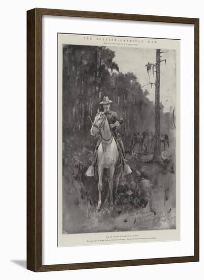 The Spanish-American War, with the Cavalry of Picket Duty at Tampa-Henry Charles Seppings Wright-Framed Giclee Print