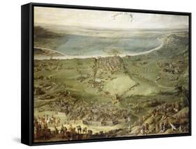 The Spanish and Imperial Troops Defeated by France and Savoy at Valenza Po-Peeter Snayers-Framed Stretched Canvas