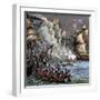 The Spanish Armada, 1588-null-Framed Premium Giclee Print