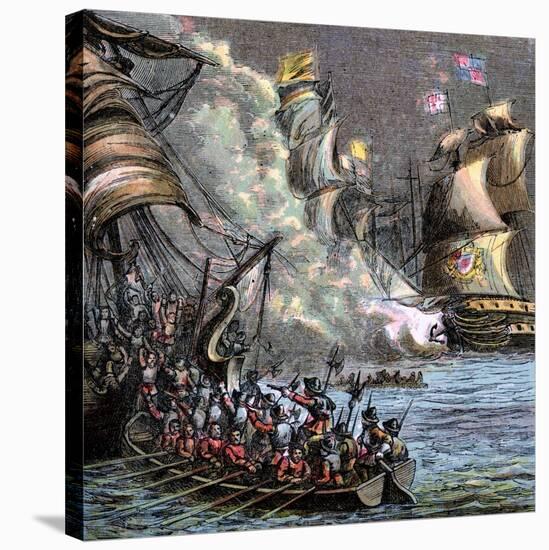 The Spanish Armada, 1588-null-Stretched Canvas