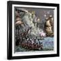 The Spanish Armada, 1588-null-Framed Premium Giclee Print