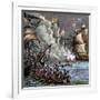 The Spanish Armada, 1588-null-Framed Giclee Print