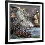 The Spanish Armada, 1588-null-Framed Giclee Print