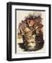 The Spanish Armada, 1588-Peter Jackson-Framed Premium Giclee Print