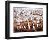 The Spanish Armada Which Threatened England in July 1588-null-Framed Giclee Print