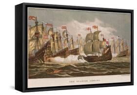 The Spanish Armada-null-Framed Stretched Canvas