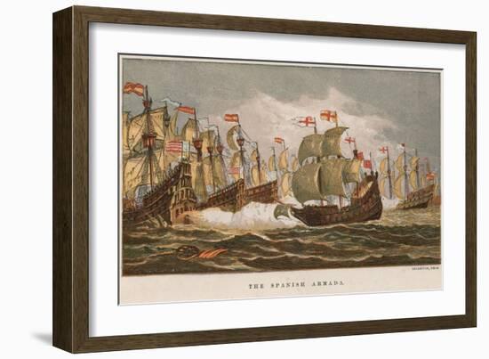 The Spanish Armada-null-Framed Giclee Print