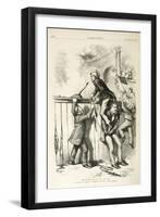 The Spanish Bull in Cuba Gone Mad, 1873-Thomas Nast-Framed Giclee Print