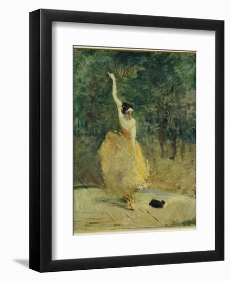 The Spanish Dancer, 1888-Henri de Toulouse-Lautrec-Framed Premium Giclee Print