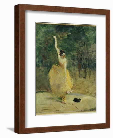 The Spanish Dancer, 1888-Henri de Toulouse-Lautrec-Framed Giclee Print