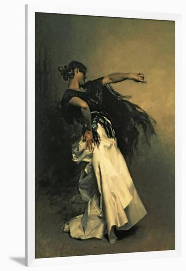 The Spanish Dancer, Study for "El Jaleo," 1882-John Singer Sargent-Framed Giclee Print