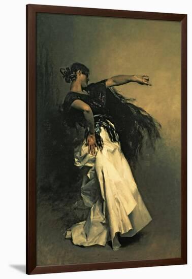 The Spanish Dancer, Study for "El Jaleo," 1882-John Singer Sargent-Framed Giclee Print