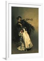 The Spanish Dancer, Study for "El Jaleo," 1882-John Singer Sargent-Framed Giclee Print