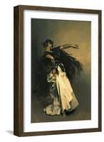 The Spanish Dancer, Study for "El Jaleo," 1882-John Singer Sargent-Framed Giclee Print