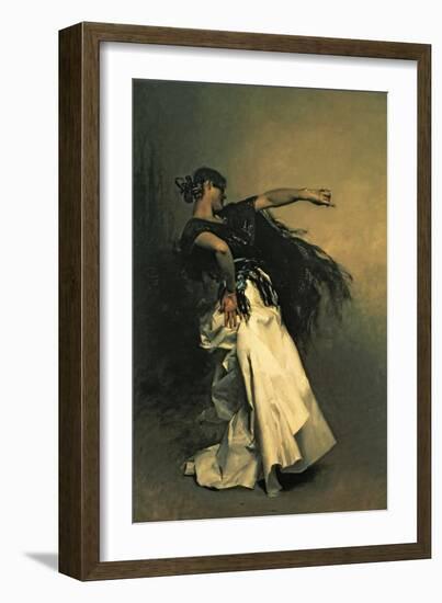 The Spanish Dancer, Study for "El Jaleo," 1882-John Singer Sargent-Framed Giclee Print