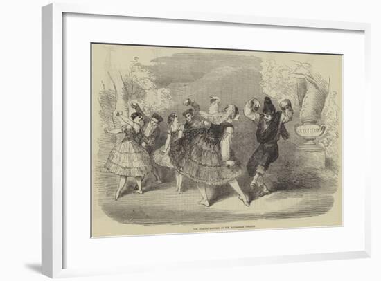 The Spanish Dancers at the Haymarket Theatre-null-Framed Giclee Print