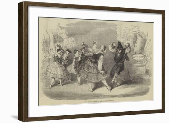 The Spanish Dancers at the Haymarket Theatre-null-Framed Giclee Print