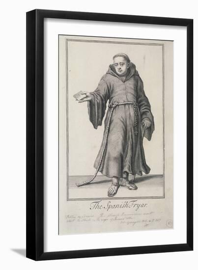 The Spanish Fryar, Cries of London-Pierce Tempest-Framed Giclee Print