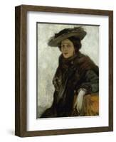 The Spanish Hat or Mrs. Gerard Chowne-Sir John Lavery-Framed Giclee Print