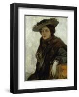 The Spanish Hat or Mrs. Gerard Chowne-Sir John Lavery-Framed Giclee Print