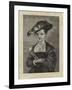 The Spanish Hat Portrait-Peter Paul Rubens-Framed Giclee Print