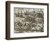 The Spanish in America-Theodore de Bry-Framed Giclee Print