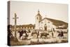 The Spanish Mission, Santa Clara de Asis, California in 1777-American School-Stretched Canvas