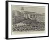 The Spanish Reinforcements for Cuba, Papal Benediction of Troops at Vittoria before their Departure-null-Framed Giclee Print