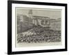 The Spanish Reinforcements for Cuba, Papal Benediction of Troops at Vittoria before their Departure-null-Framed Giclee Print