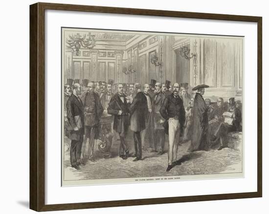 The Spanish Republic, Lobby of the Cortes, Madrid-null-Framed Giclee Print