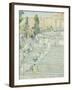 The Spanish Stairs, Rome, 1897-Childe Hassam-Framed Giclee Print