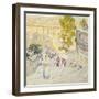 The Spanish Steps of Rome, 1897-Childe Hassam-Framed Giclee Print