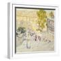 The Spanish Steps of Rome, 1897-Childe Hassam-Framed Giclee Print